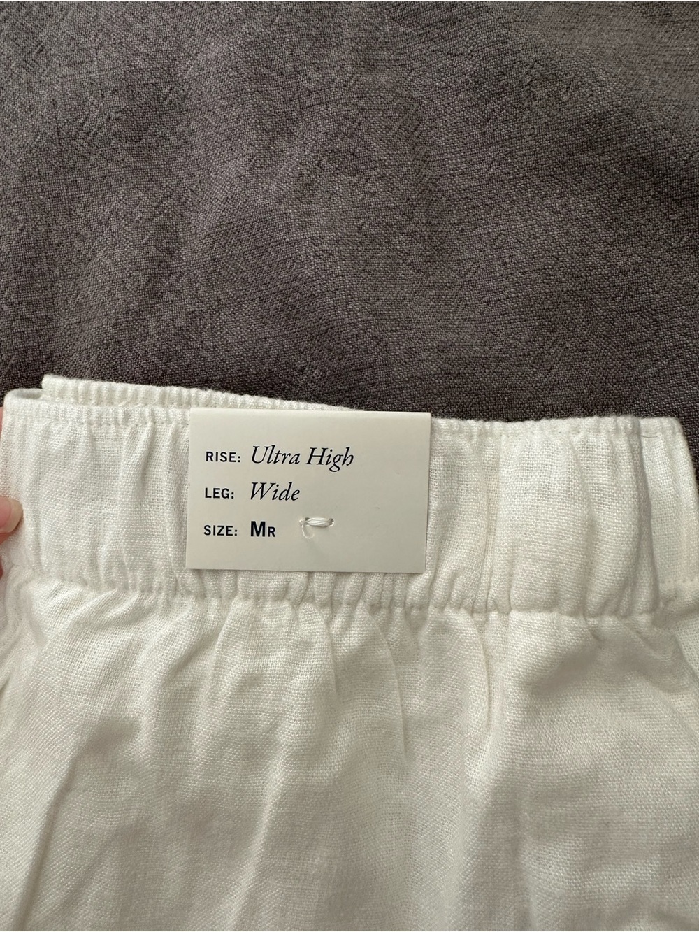 NWT Abercrombie ultra high wide leg linen pants